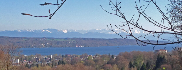 Starnberger See mit Alpenpanorama