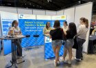 Nach dem ersten Ansturm war auf der Messe in Regensburg auch Zeit für intensive Gespräche rund ums Studium an der HföD.